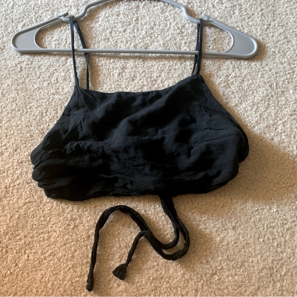 Brandy Melville Black Bra Top Backless